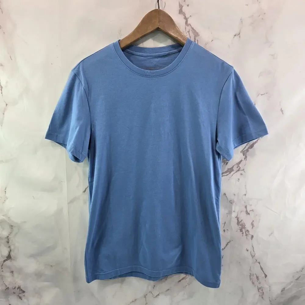 Everlane T Shirt Mens XS Light Blue Short Sleeve Crew Neck Organic Cotton - Picture 1 of 8